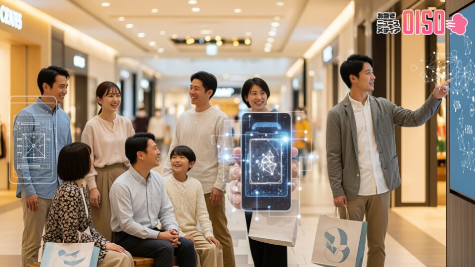 テラスモール湘南カードのメリットとお得な使い方に関連するカジュアルなショッピングモールのシーン。
